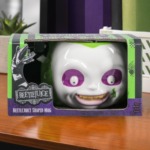 Beetlejuice Face Shaped Mug